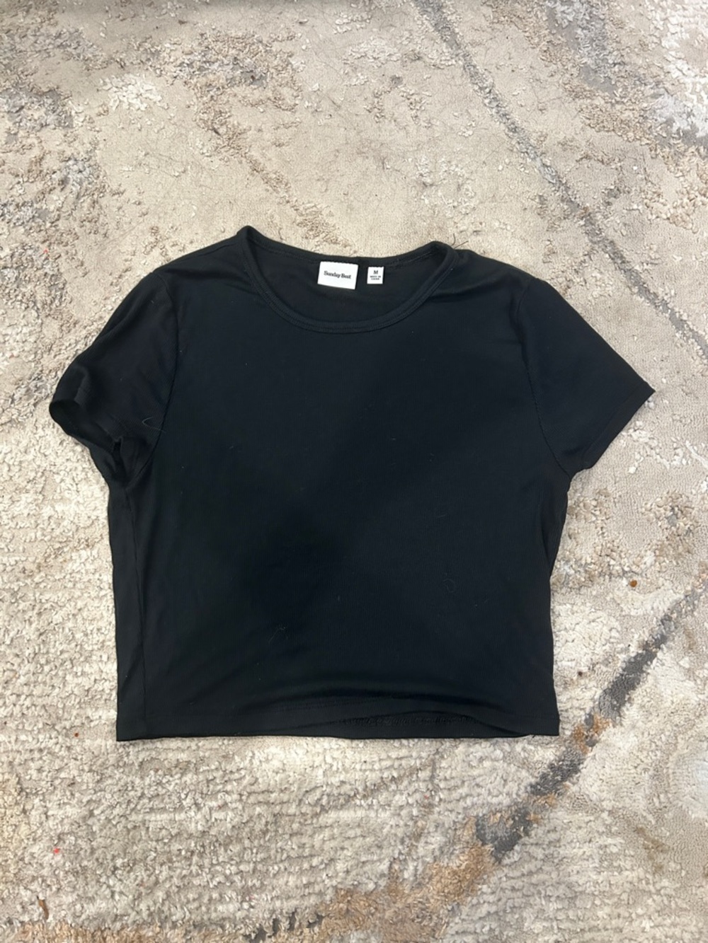 sunday best cropped tee